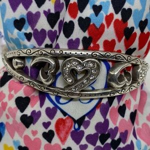 Brighton Bracelet Bangle Jewelry Slide On Hearts Swirls Rope Motif STACK ME!!